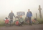 I tæt tåge på toppen af Col du Béal